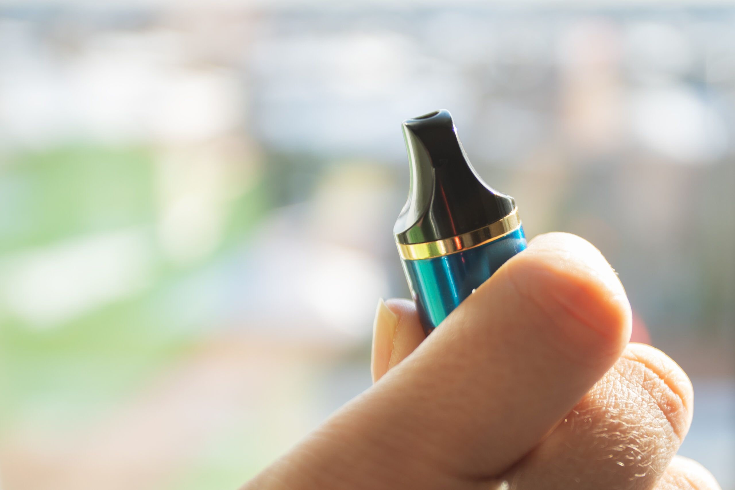 vape, electronic cigarette with flavors, close up